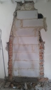 We ran out of cement so have a hole in the top! 