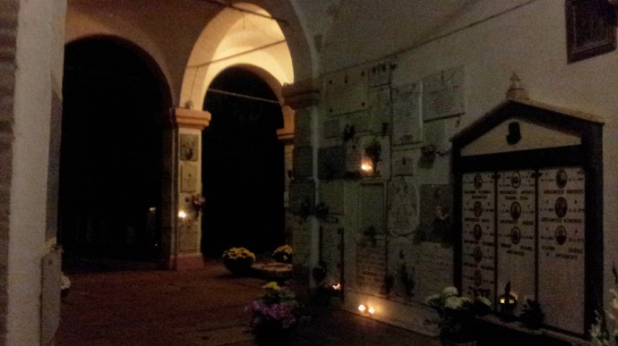 We did have a wander around the cemetery though... I'm always really impressed with them here. They 'bury' their dead above ground as opposed to under ground like we English people do.