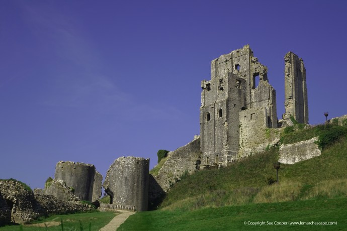 The beautiful Corfe Castle