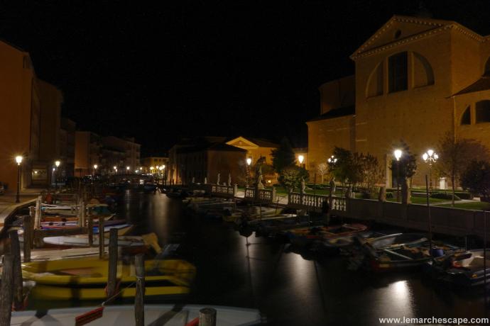 This is Chioggia at night...